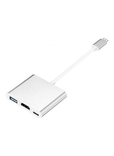 اشتري محوّل من USB-C إلى HDMI (4K) USB 3.0 مؤنّثType-C لجهاز ماك بوك وكروم بوك أبيض في مصر