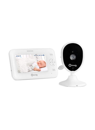 Buy 2-Piece Babyline 8.1 Video Baby Monitor - White in Saudi Arabia