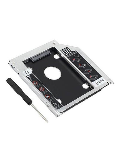 Buy 9.5mm Hard Drive Caddy Tray SaTa Hard Disk Drive Caddy SSD HDD CD/DVD-ROM Drive Slot Black/Multicolour in Egypt