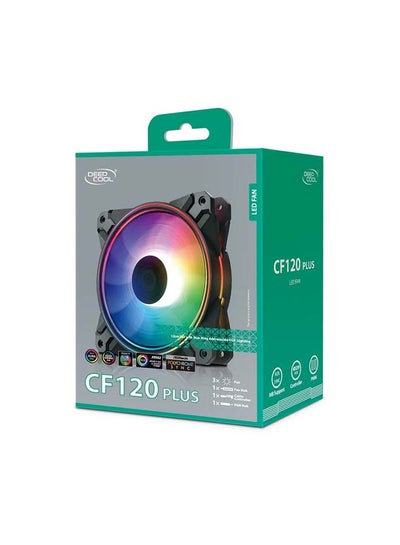 Buy FAN RGB CF120PLUS (3XFAN) ADD-RGB Black in UAE