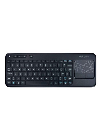 Buy K400 Wireless Touch Keyboard (english - Arabic Layout) Black in UAE