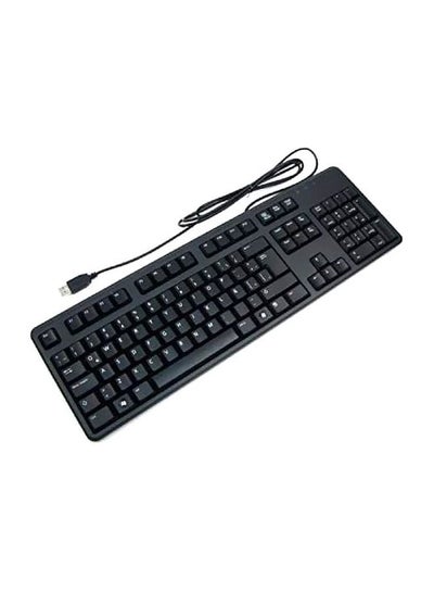 اشتري لوحة مفاتيح Qwerty صامتة بمنفذ USB طراز Kb212 أسود في الامارات
