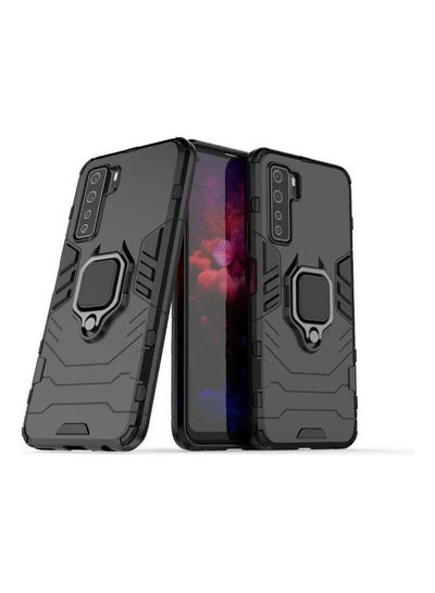 اشتري Iron Man Ring Holder Case Cover For Huawei nova 7 SE Black في السعودية