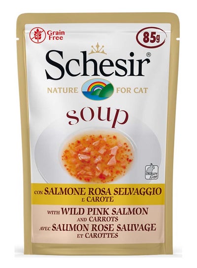 Buy Pink Salmon And Carrots Soup Pouch 85grams in UAE