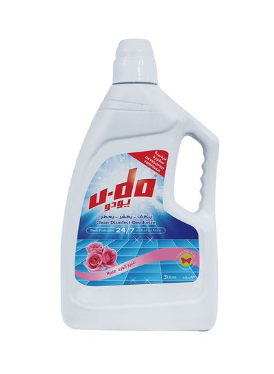 Buy Floor Cleaner Rose Clear 3Liters in Saudi Arabia