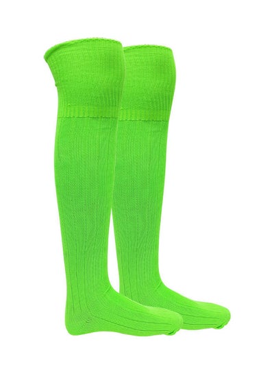 Over The Calf Compression Athletic Socks for Running & Training Red Medium Pelisy Performance Mens Soccer Socks 