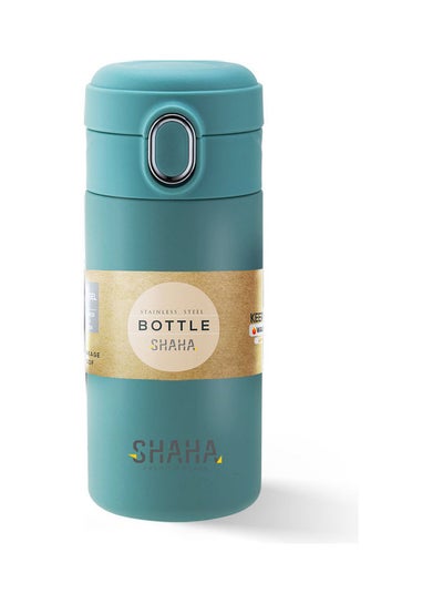 Buy Stainless Steel Vaccum Bottle Blue in Saudi Arabia