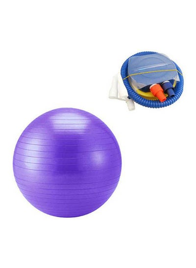 Buy Gym Ball Eercise Fitness Aerobic Yoga Core Muscles Swiss Back Workout Dual Action Pump in Egypt