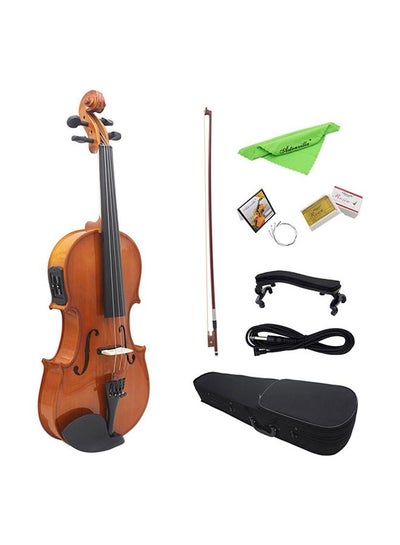 Buy Natural Acoustic EQ Violin With Hard Case in Saudi Arabia