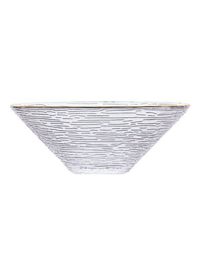 Buy Phnom Penh Fruit Glass Bowl Clear 12x4.5cm in Saudi Arabia