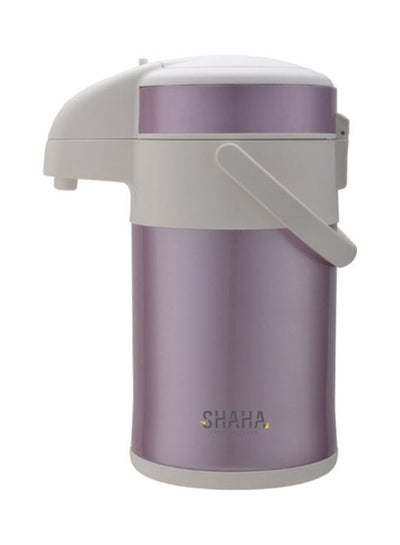 Buy Coffee And Tea Flask Purple/White in Saudi Arabia