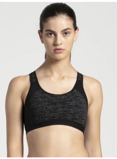 Buy Power Back Padded Active Sports Bra Assorted Color/Print in UAE