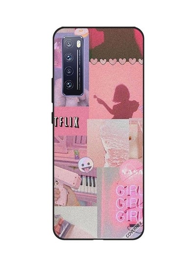 Buy Printed Protective Case For Huawei Nova 7 5G Girls Girls Girls And Netflix in Saudi Arabia