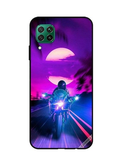 Buy Protective Back Cover For Huawei Nova 7i / P40 Lite Biker Leaving Moon Behind Biker Leaving Moon Behind in Saudi Arabia