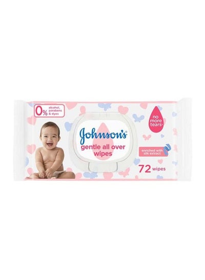 Buy Baby Wipes - Gentle All Over, 72 in Egypt