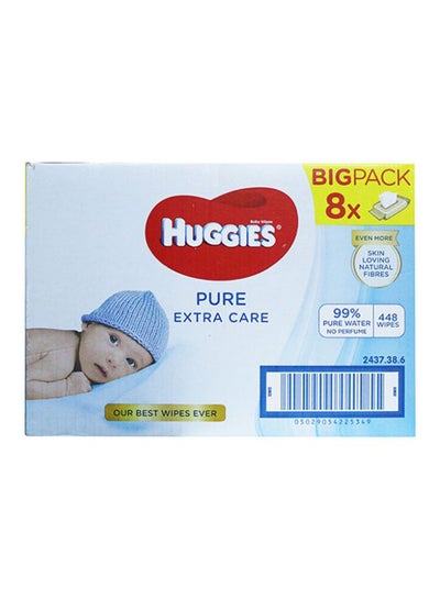 Huggies wipes - Pure Extra Care - 56 x 8 pieces - (448 wipes