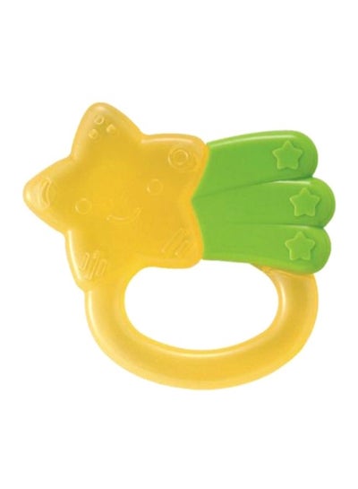 Buy Cooling Teether, 4+ Months - Star, Yellow/Green in Saudi Arabia