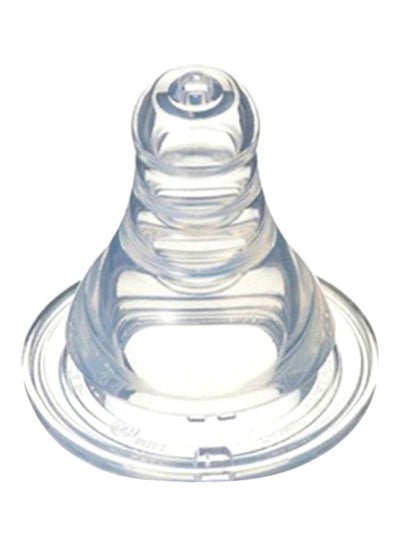 Buy Peristaltic Silicone Slim Neck Nipple, Variable Flow, 6-7+ M - Clear in Saudi Arabia