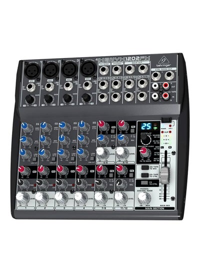 Buy Premium 12-Input 2-Bus Mixer With Multi-FX Processor 1202FX Grey/Red/Blue in UAE