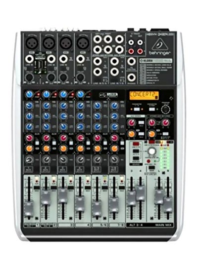 Buy Premium 12-Input 2/2-Bus Mixer With Multi-FX Processor QX1204USB Grey/Red/Blue in UAE