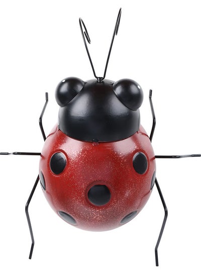 Buy Decorative Metal  Ladybug Red/Black in Saudi Arabia