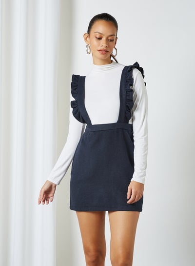 ruffle strap pinafore