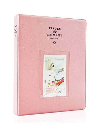 Buy 128 Pockets Mini Photo Album For Fujifilm Instax Mini 9 8 7 7S 50 70 90 / Instax SP-1/ Polaroid Instant Camera And Name Card Pink in Saudi Arabia