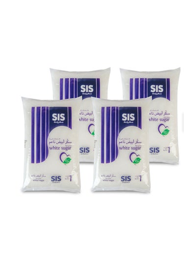 Buy Fine Granulated Sugar 1kg Pack of 4 in UAE