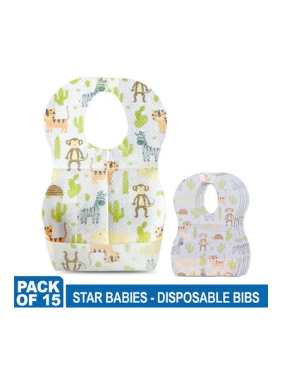 Buy Pack Of 15 Disposable Bibs in UAE