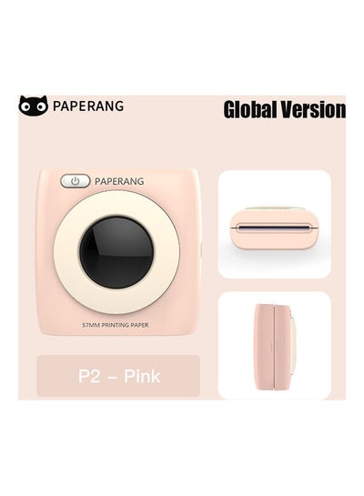 Buy Wireless Pocket Mini Printer Pink in UAE