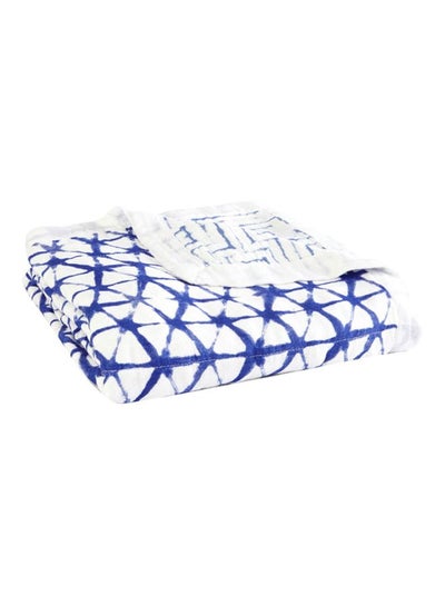 Buy Silky Soft Dream Blanket - Indigo Shibori in UAE