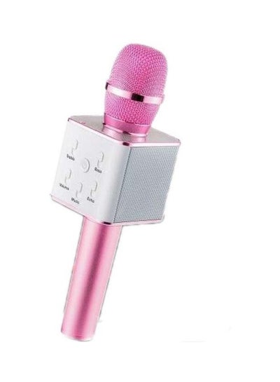 Buy Bluetooth Karaoke Microphone 2724442062331 Pink/White in Saudi Arabia