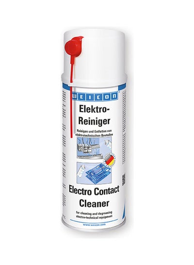 Buy Electro Contact Cleaner Cleans And Degreases Electronic And Mechanical Components 400ml White in UAE