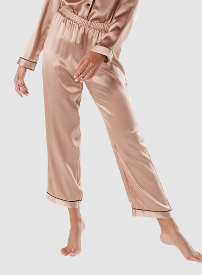 اشتري Satin Pyjama Pants وردي في السعودية