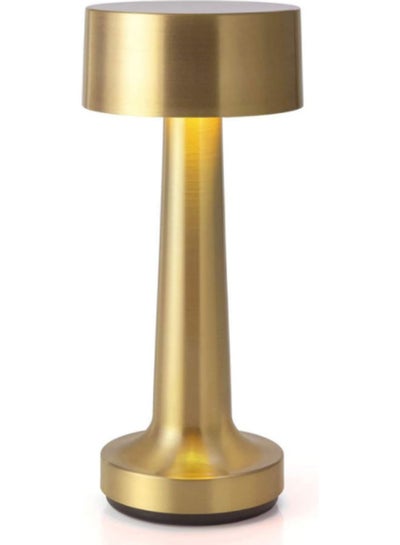 Buy LED Table Lamp Gold 21x9x9cm in UAE