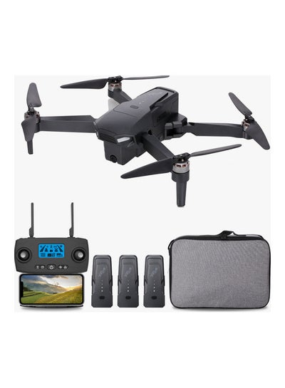 Buy KF107 5G Wifi GPS 4K Camera RC Drone Brushless Drone Optical Flow Positioning RC Quadcopter with 3 Batteries Black Suitable for Beginners and Kids in Saudi Arabia