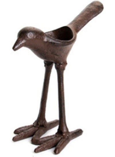 Buy Creative Metal Bird High Foot Candlestick Black 15cm in Saudi Arabia