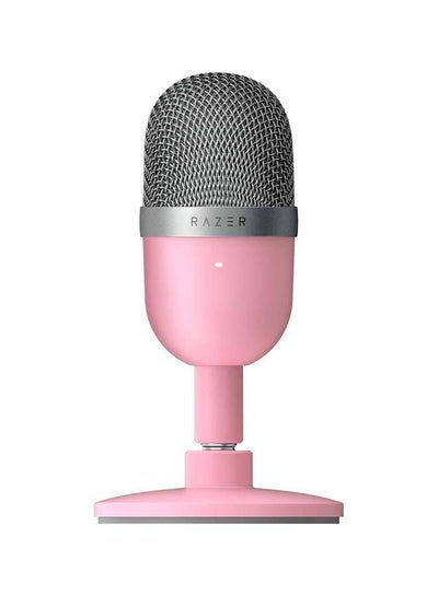 Buy Seiren Mini - USB Condenser Microphone for Streaming (Compact with Supercardioid Polar Pattern, Tiltable Stand, Integrated Shock Absorber) Quartz/Pink Wired in UAE
