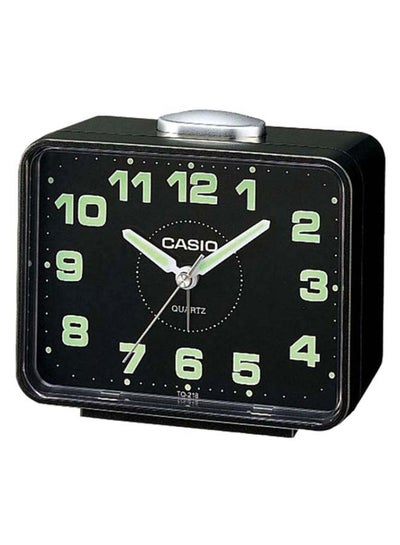 Buy Rectangle Shape Analog Alarm Clock Black/Silver 3.94 x 3.94 x 3.94inch in Egypt