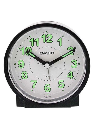 Buy Desk Analog Alarm Clock Black/White in Egypt