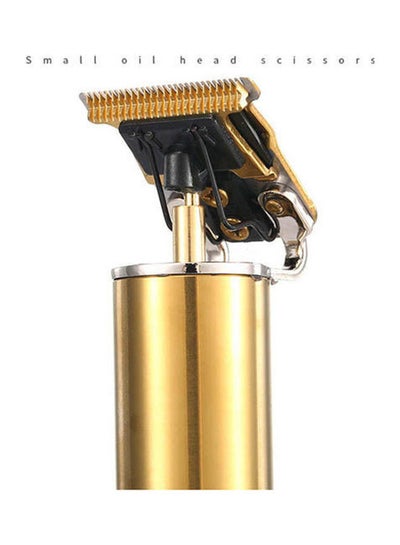 اشتري Hair Trimmer Hair Clipper V-065 USB Rechargeable Hair Clipper Oil Clipper Carving Hair Clipper Haircut Machine Gold في السعودية