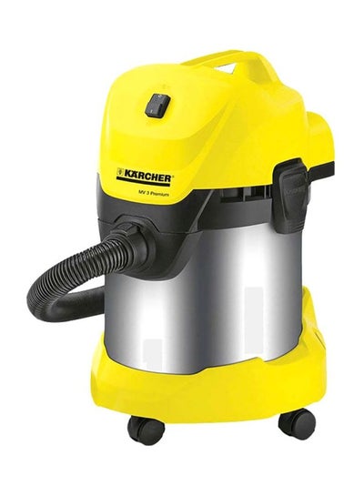 Buy Multipurpose Wet And Dry Drum Type Vacuum Cleaner 17 L 1000W 17 L 1000 W Yellow/Black/Silver in UAE