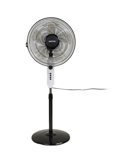 Buy Stand Fan With Remote Control KNF6113 Black/White in UAE