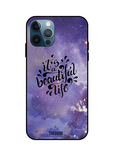 Buy Protective Case Cover For iPhone 12 Pro Max Beautiful Life Multicolour in Saudi Arabia