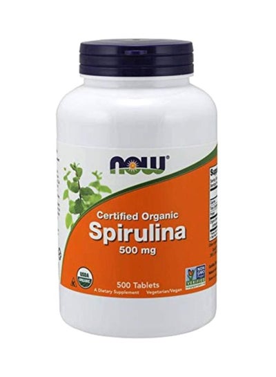Buy Organic Spirulina Dietary Supplement - 500 Tablets in UAE