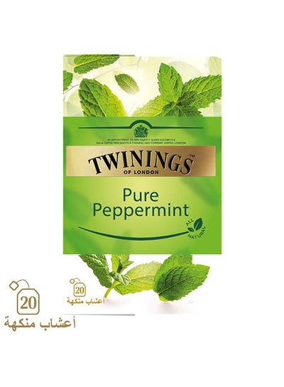 Buy Pure Peppermint Tea 20 Bags 40grams in UAE