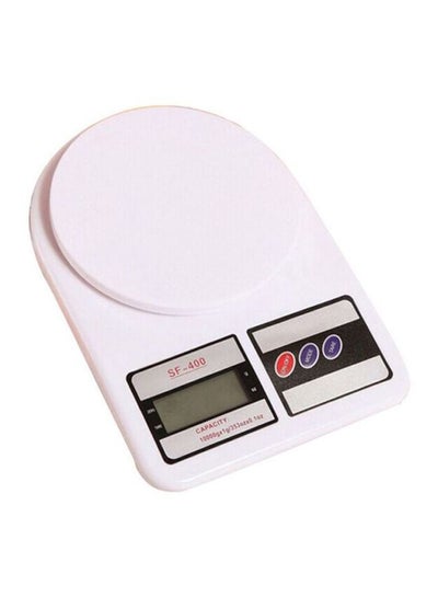 Buy Electronic Digital Kitchen Scale White in UAE