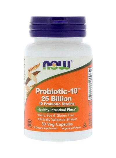 Buy Probiotic-10 25 Billion 50 Veg Capsules in UAE