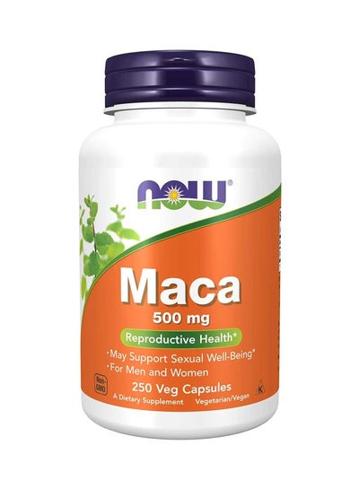 اشتري Maca Dietary Supplement - 250 Veg Capsules  500 Mg في الامارات