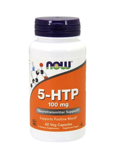 Buy 5-HTP Neurotransmitter Support 100mg Dietary Supplement - 60 Veg Capsules in UAE